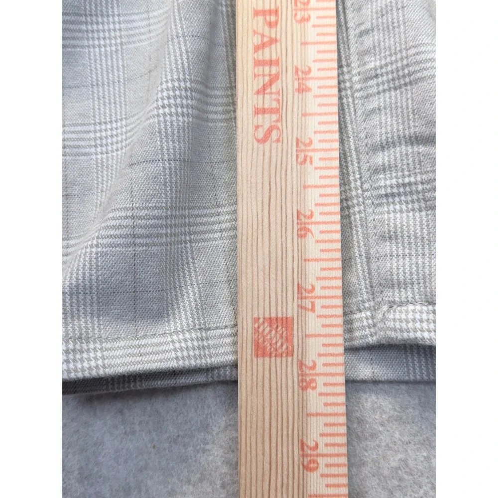 AG Adriano Goldschmied The Marshall Slim Trouser Mens 35x28 Tan Plaid Pants